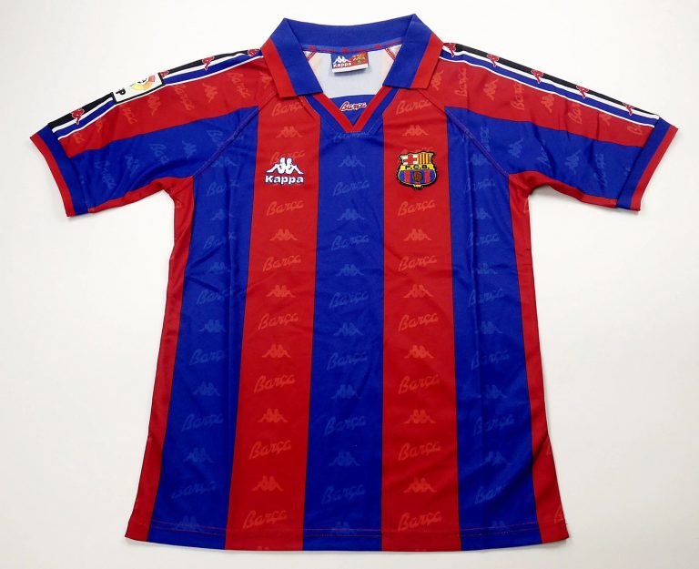 Maillot Retro Vintage FC Barcelone Domicile 1996 1997 RONALDO (2)