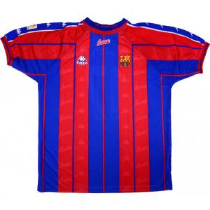 Maillot Retro Vintage FC Barcelone Domicile 1997 1998 RIVALDO (2)