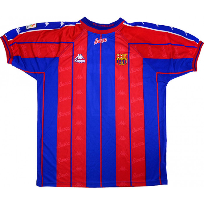 Maillot Retro Vintage FC Barcelone Domicile 1997 1998 RIVALDO (2)