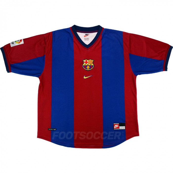 Maillot Retro Vintage FC Barcelone Domicile 1998 2000 (1)