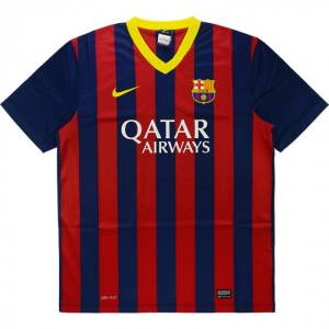 Maillot Retro Vintage FC Barcelone Domicile 2013 2014 (1)