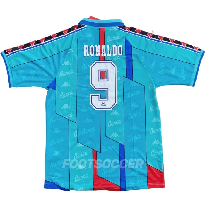 Maillot Retro Vintage FC Barcelone Exterieur 1996 1997 RONALDO (1)