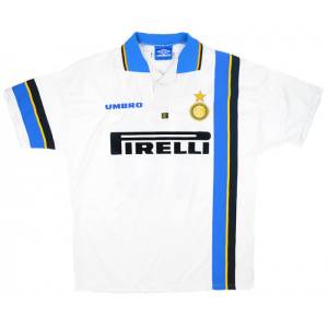 Maillot Retro Vintage Inter Milan Away 1997 1998 RONALDO (2)