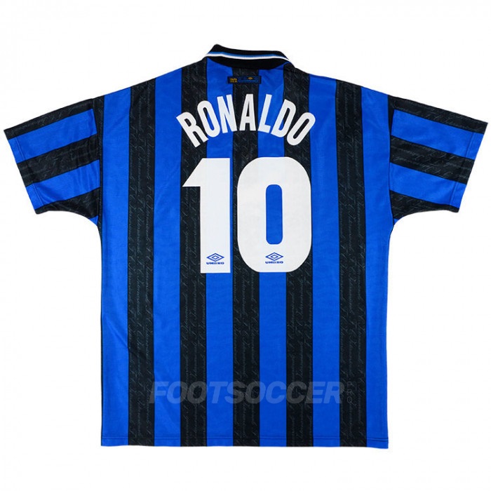 Maillot Retro Vintage Inter Milan Home 1997 1998 RONALDO (1)
