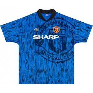 Maillot Retro Vintage Manchester United Away 1992-93 Cantona (2)