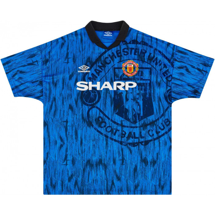 Maillot Retro Vintage Manchester United Away 1992-93 Cantona (2)