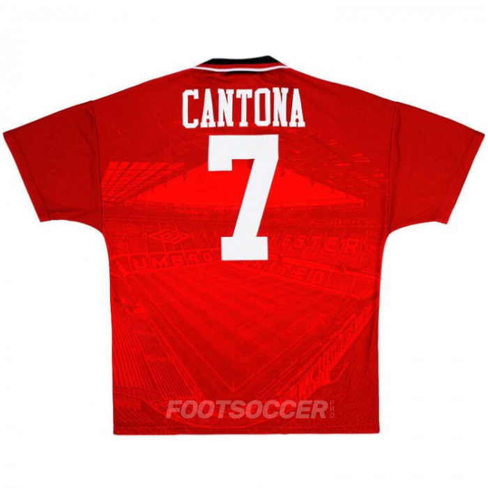Maillot Retro Vintage Manchester United Home 1994-96 Cantona (1)