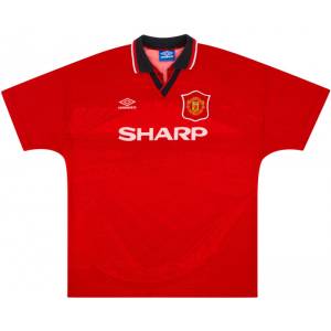Maillot Retro Vintage Manchester United Home 1994-96 Cantona (2)