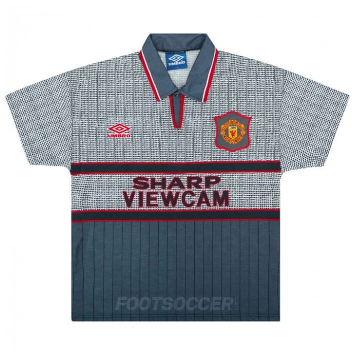 Maillot Retro Vintage Manchester United Away 1995-96 (1)