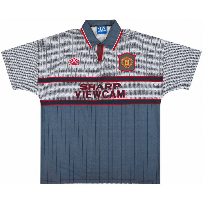 Maillot Retro Vintage Manchester United Away 1995-96 Scholes (2)