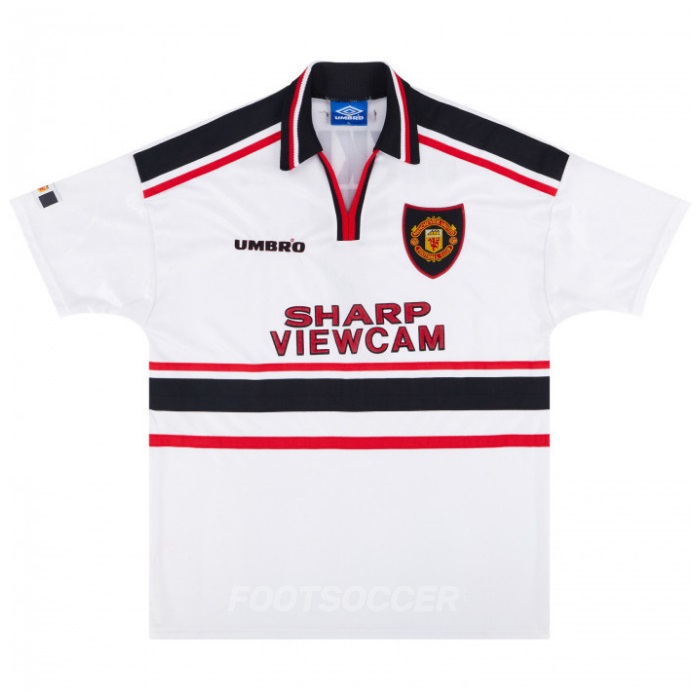Maillot Retro Vintage Manchester United Away 1997-99 (1)