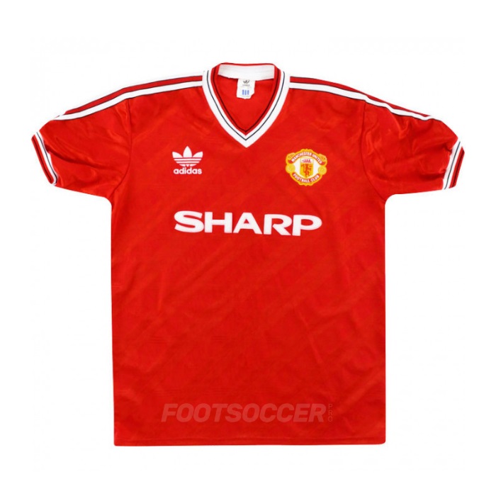 Maillot Retro Vintage Manchester United Home 1986-88 (1)