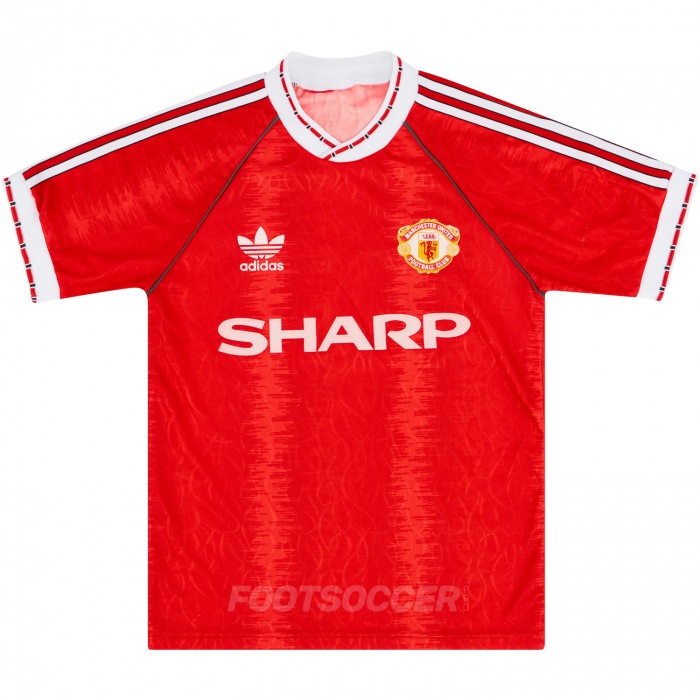 Maillot Retro Vintage Manchester United Home 1990-92 (1)