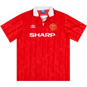 Maillot Retro Vintage Manchester United Home 1992-94 Keane (2)