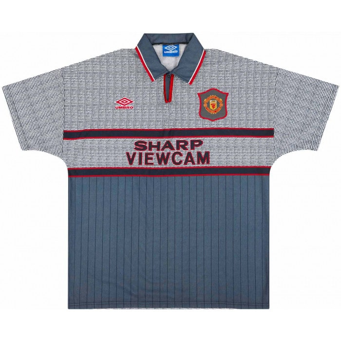 Maillot Retro Vintage Manchester United Home 1995-96 Cole (2)
