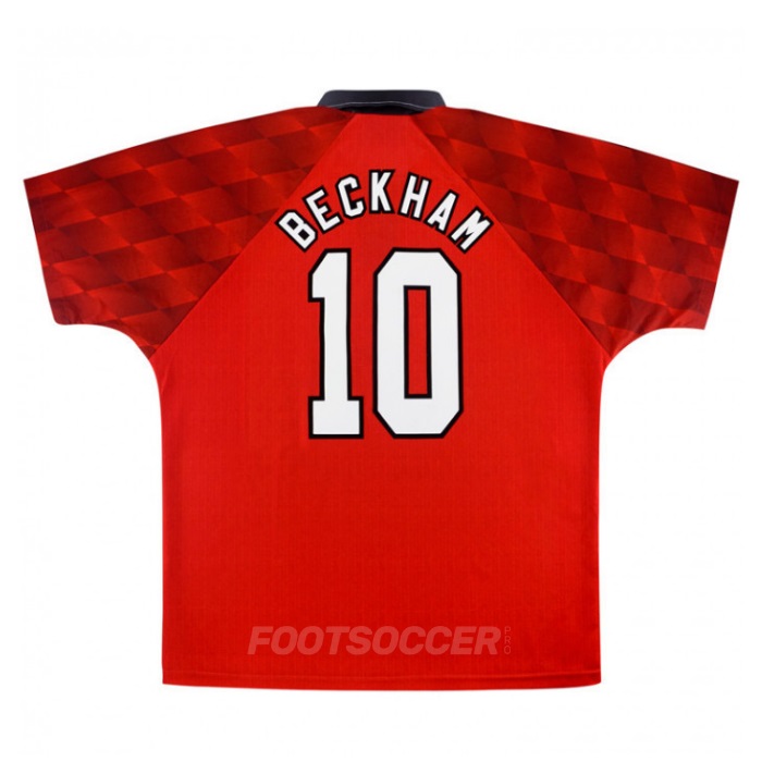 Maillot Retro Vintage Manchester United Home 1996-98 Beckham (1)
