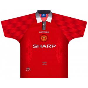 Maillot Retro Vintage Manchester United Home 1996-98 Cantona (2)
