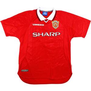 Maillot Retro Vintage Manchester United Home 1997-00 Solskjaer (2)