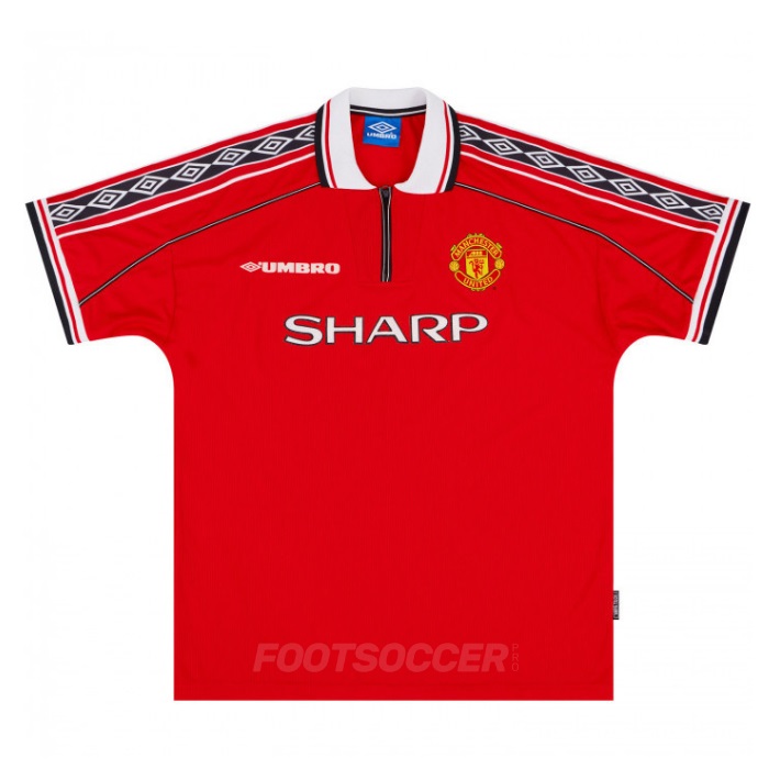 Maillot Retro Vintage Manchester United Home 1998-00 (1)
