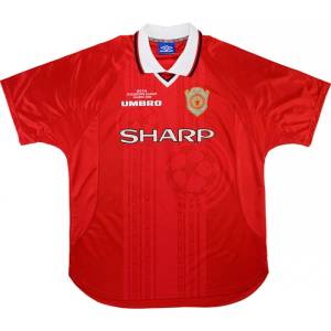 Maillot Retro Vintage Manchester United Home 1999-00 Beckham (2)