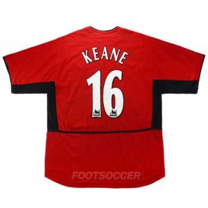 Maillot Retro Vintage Manchester United Home 2002-04 Keane (1)