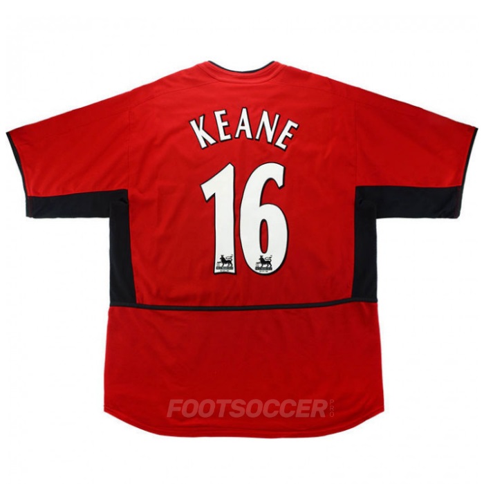 Maillot Retro Vintage Manchester United Home 2002-04 Keane (1)