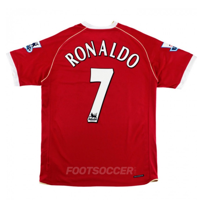 Maillot Retro Vintage Manchester United Home 2006-07 Ronaldo (1)