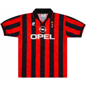 Maillot Retro Vintage Milan AC Home 1995 1996 WEAH (2)