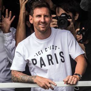 T-Shirt PSG Messi Ici c’est Paris (3)