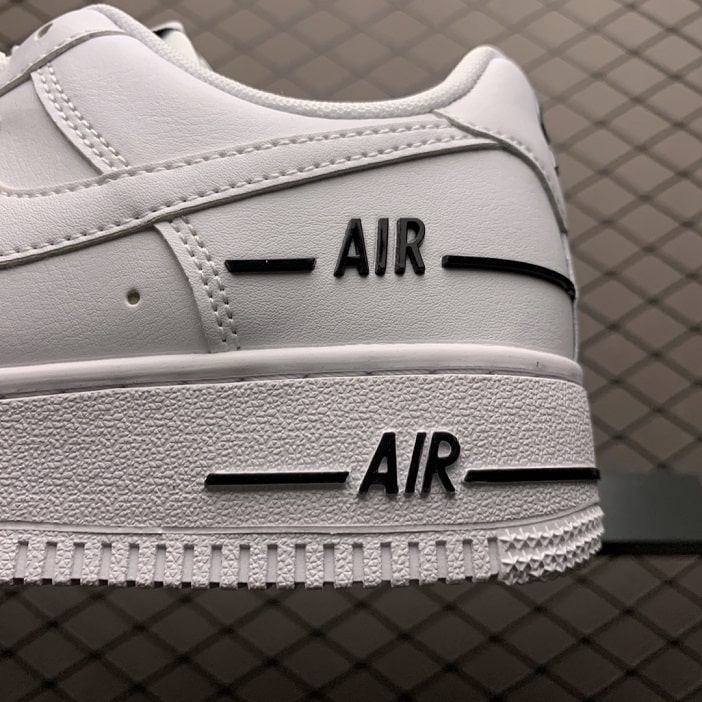 Air Force 1 Low Double Air Low White Black (4)