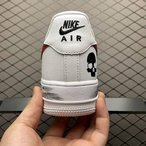 Air Force 1 Low White Black Red (7)