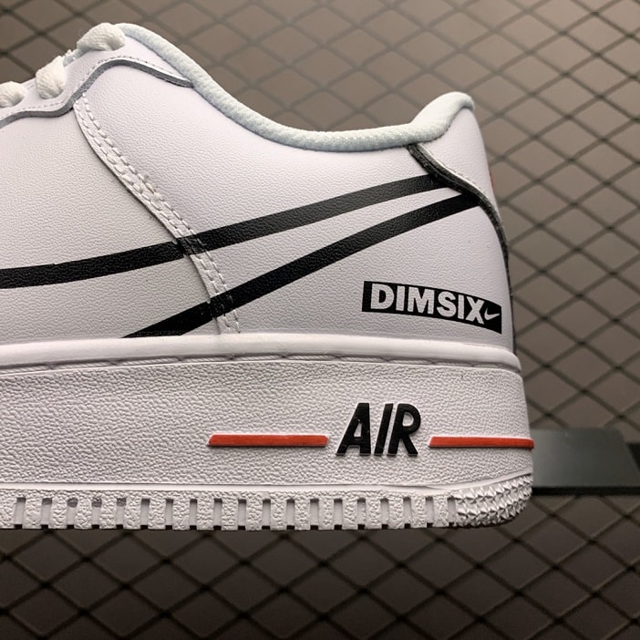 Air Force 1 React White Black Red (4)