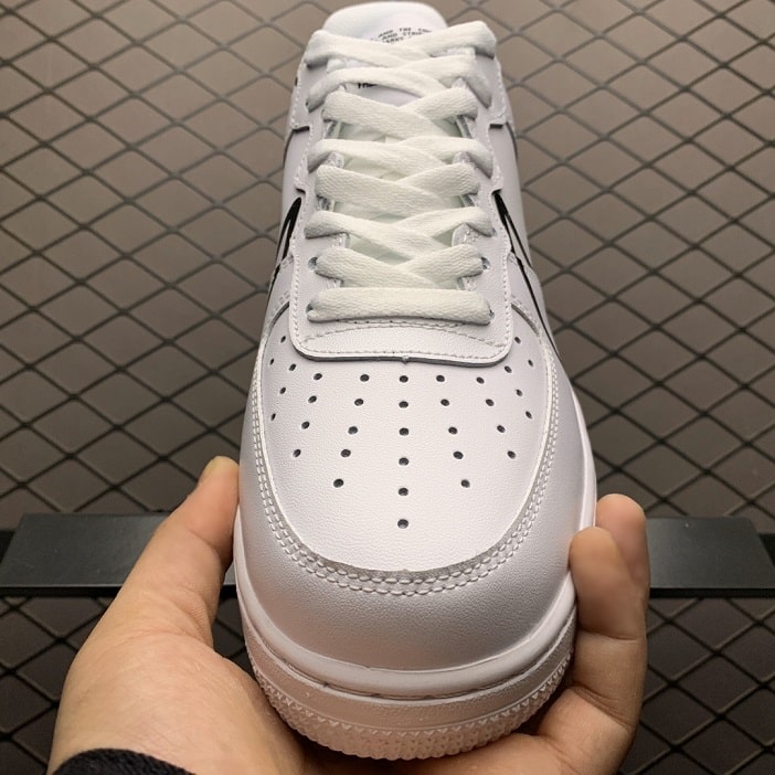 Air Force 1 React White Black Red (5)