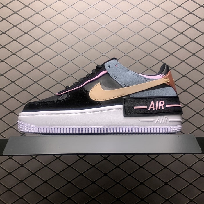 Air Force 1 Shadow Black Light Arctic Pink (W) (1)
