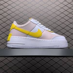 Air Force 1 Shadow White Barely Rose Speed Yellow (W) (2)