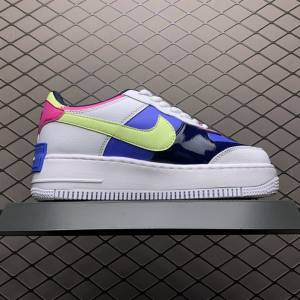 Air Force 1 Shadow White Sapphire Barely Volt (W) (2)