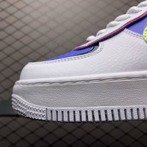 Air Force 1 Shadow White Sapphire Barely Volt (W) (3)