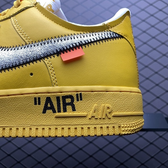 Air Force 1 Low OFF-WHITE University Gold Metallic Silver (4)