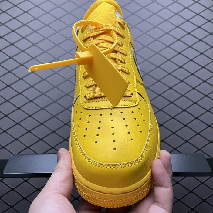 Air Force 1 Low OFF-WHITE University Gold Metallic Silver (7)