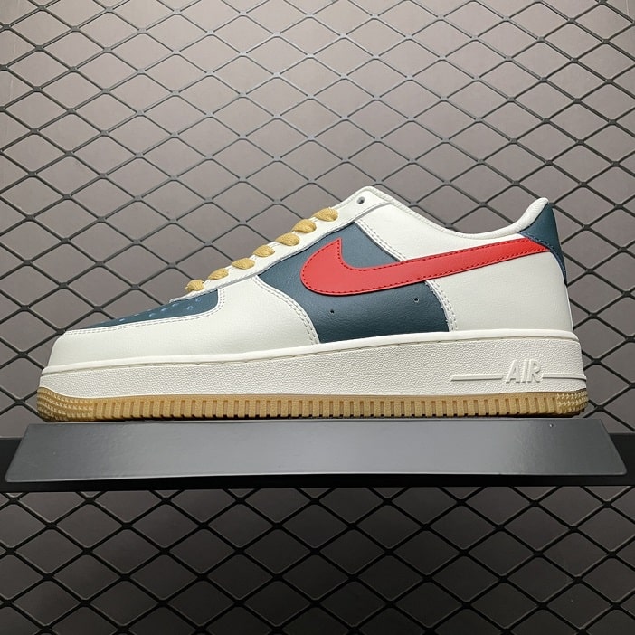 Air Force 1 Low White Olive Green Fire Red (1)