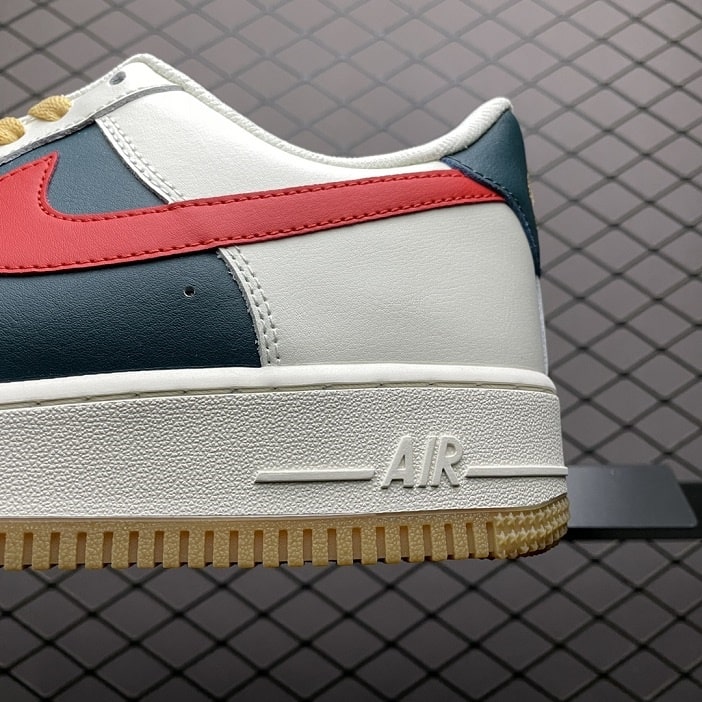 Air Force 1 Low White Olive Green Fire Red (3)