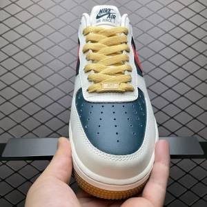Air Force 1 Low White Olive Green Fire Red (4)