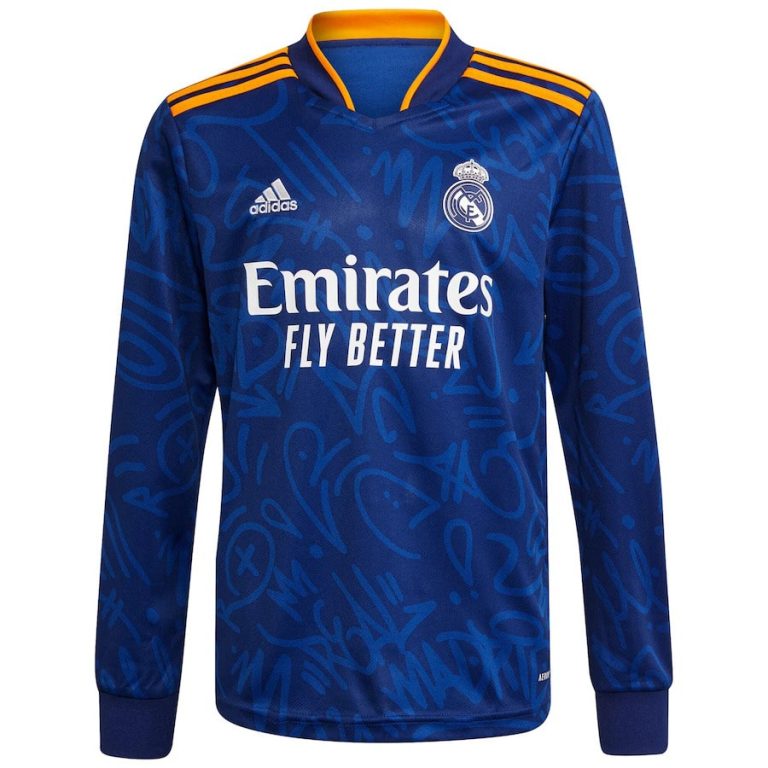 MAILLOT BENZEMA REAL MADRID EXTERIEUR MANCHES LONGUES 21-22 (2)