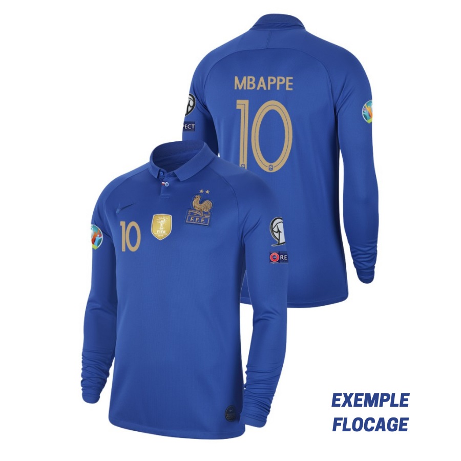 MAILLOT EQUIPE DE FRANCE CENTENAIRE MANCHES LONGUES (3)