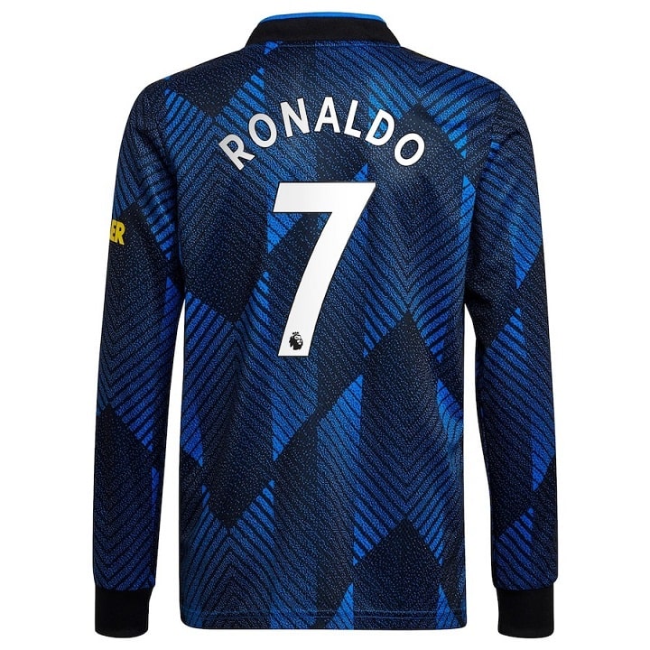 MAILLOT MANCHESTER UNITED THIRD 21-22 RONALDO MANCHES LONGUES (1)