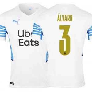 Maillot OM Europa League Domicile 2021 2022 Alvaro (3)