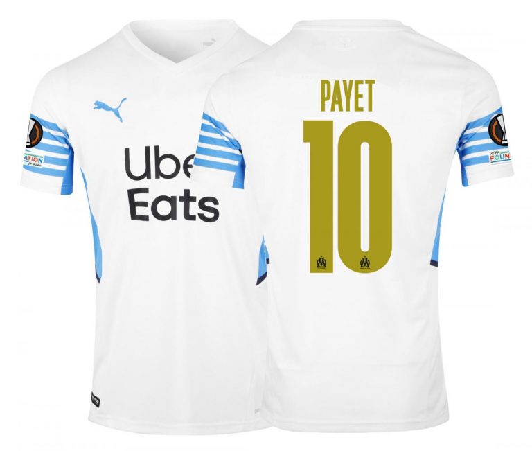 Flocage Thermo pour maillot OM #10 Payet Europa League Olympique de Marseille 