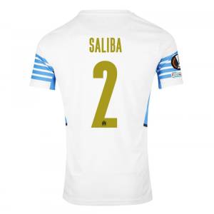 Maillot OM Europa League Domicile 2021 2022 Saliba (1)