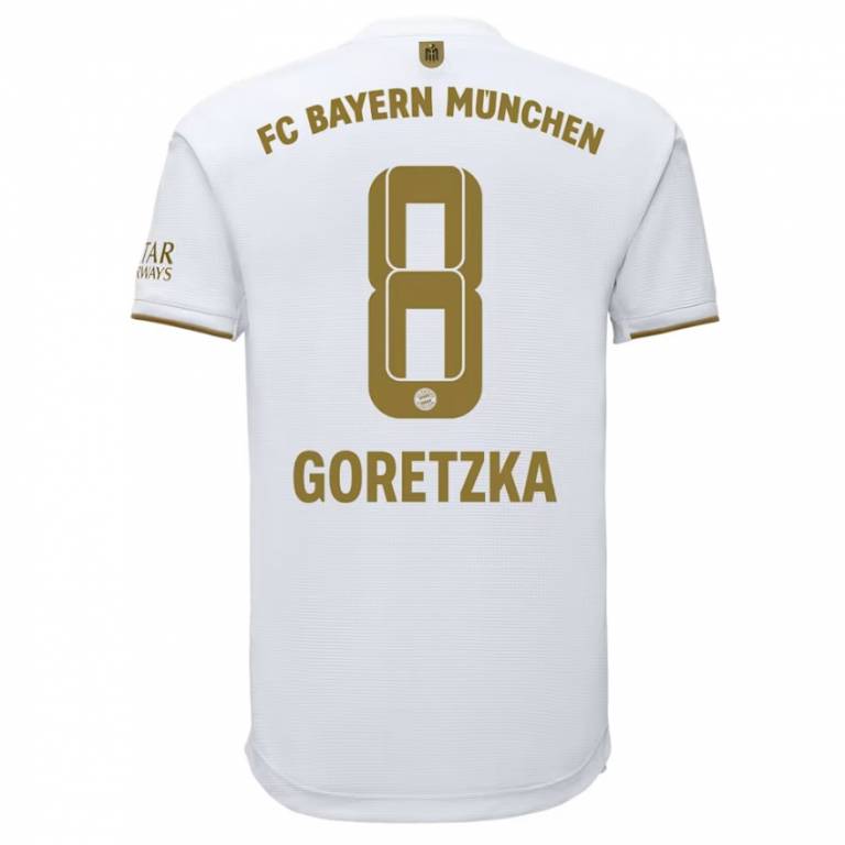 BAYERN MUNICH AWAY JERSEY 2022-23 GORETZKA