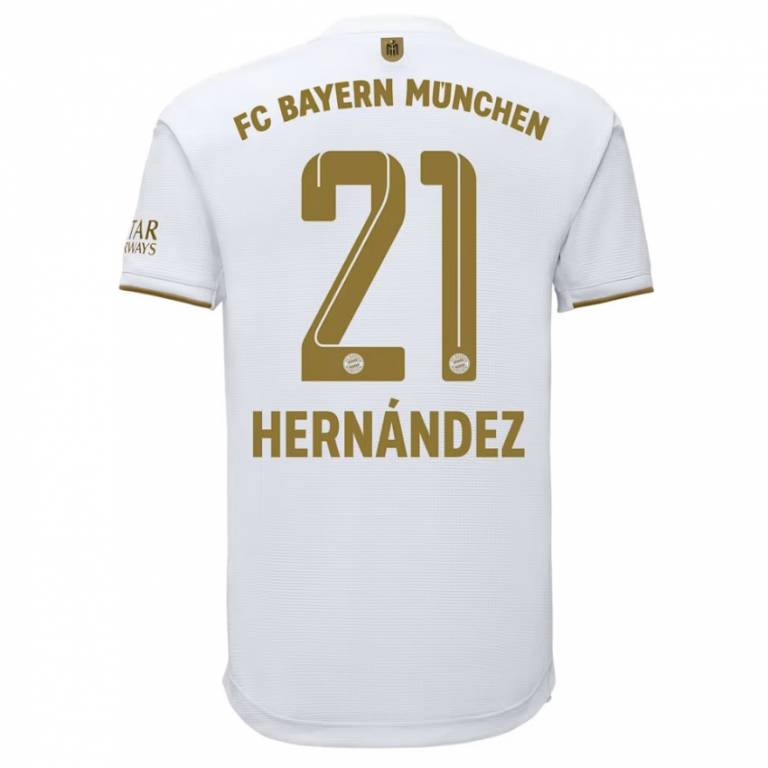 BAYERN MUNICH AWAY JERSEY 2022-23 HERNANDEZ